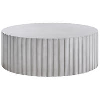 COUCHTISCH 117/117 cm Grau Pozza - Grau, Keramik (117/117/42cm) - Beliani