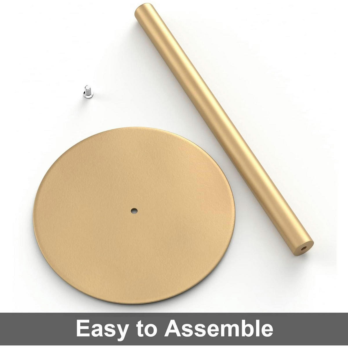 KÜCHENROLLENHALTER Edelstahl Mattgold 30 cm - Goldfarben, Metall (17/7.6/31cm)