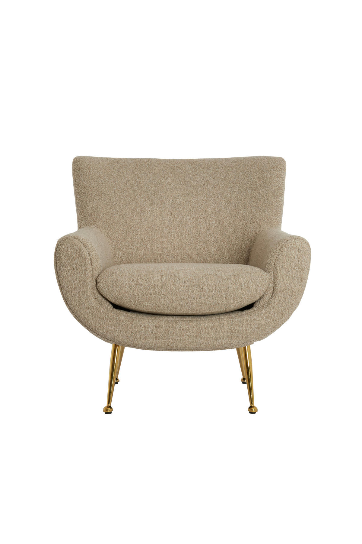 SESSEL Vinstra Weiß 79/76/79 cm - Weiß, Metall (76/79/79cm) - Light & Living