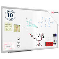 WHITEBOARD Magnetisch 80x50cm - PREMIUM EXPO Alurahmen - Weiß, Metall (80/50/1.6cm) - ALLboards