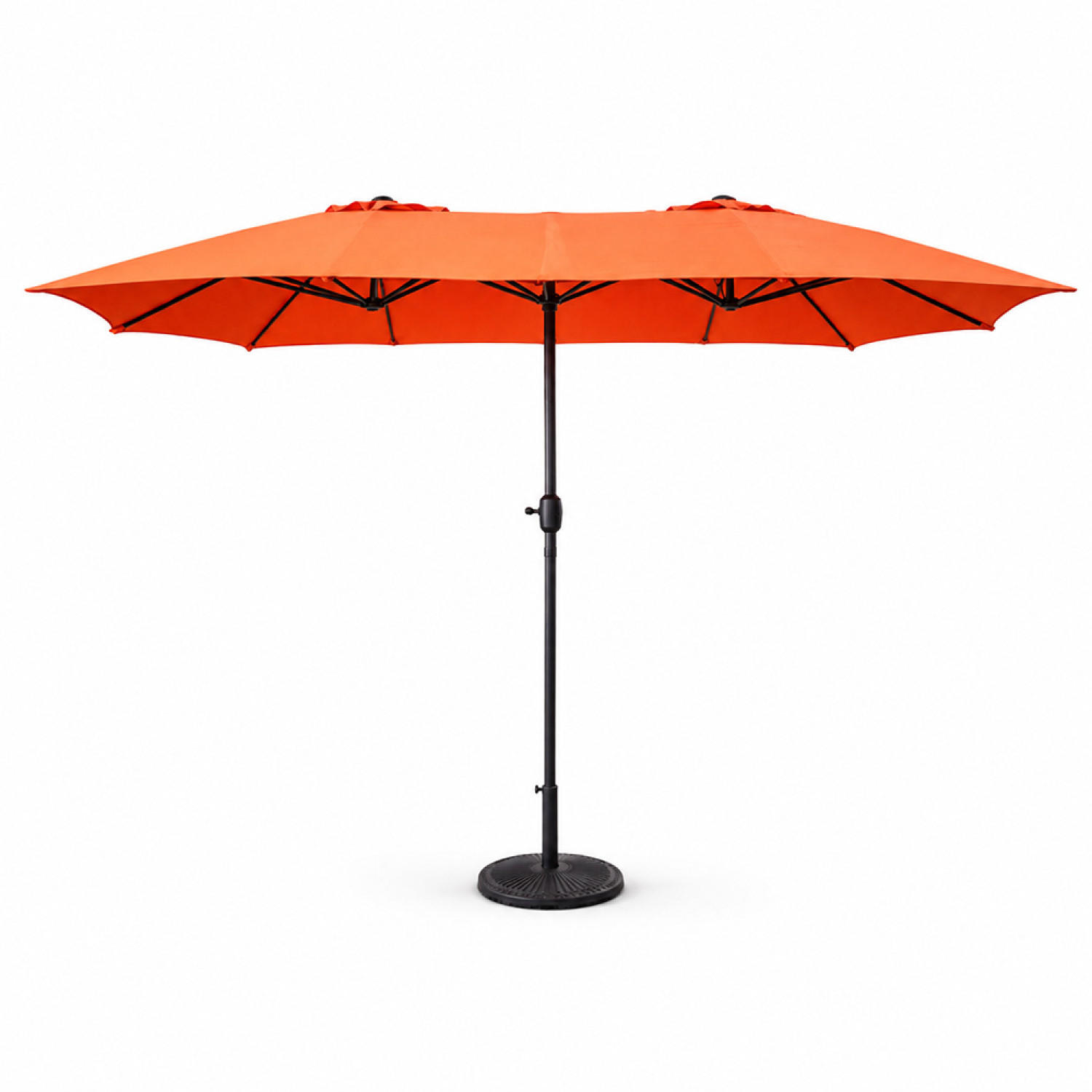 SONNENSCHIRM Venice Terrakotta Oval 27 x 46 cm Doppelter - Terracotta, Metall (460/270cm) - Concept Usine