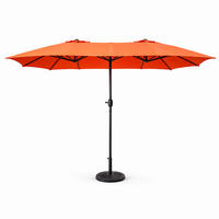 SONNENSCHIRM Venice Terrakotta Oval 27 x 46 cm Doppelter - Terracotta, Metall (460/270cm) - Concept Usine
