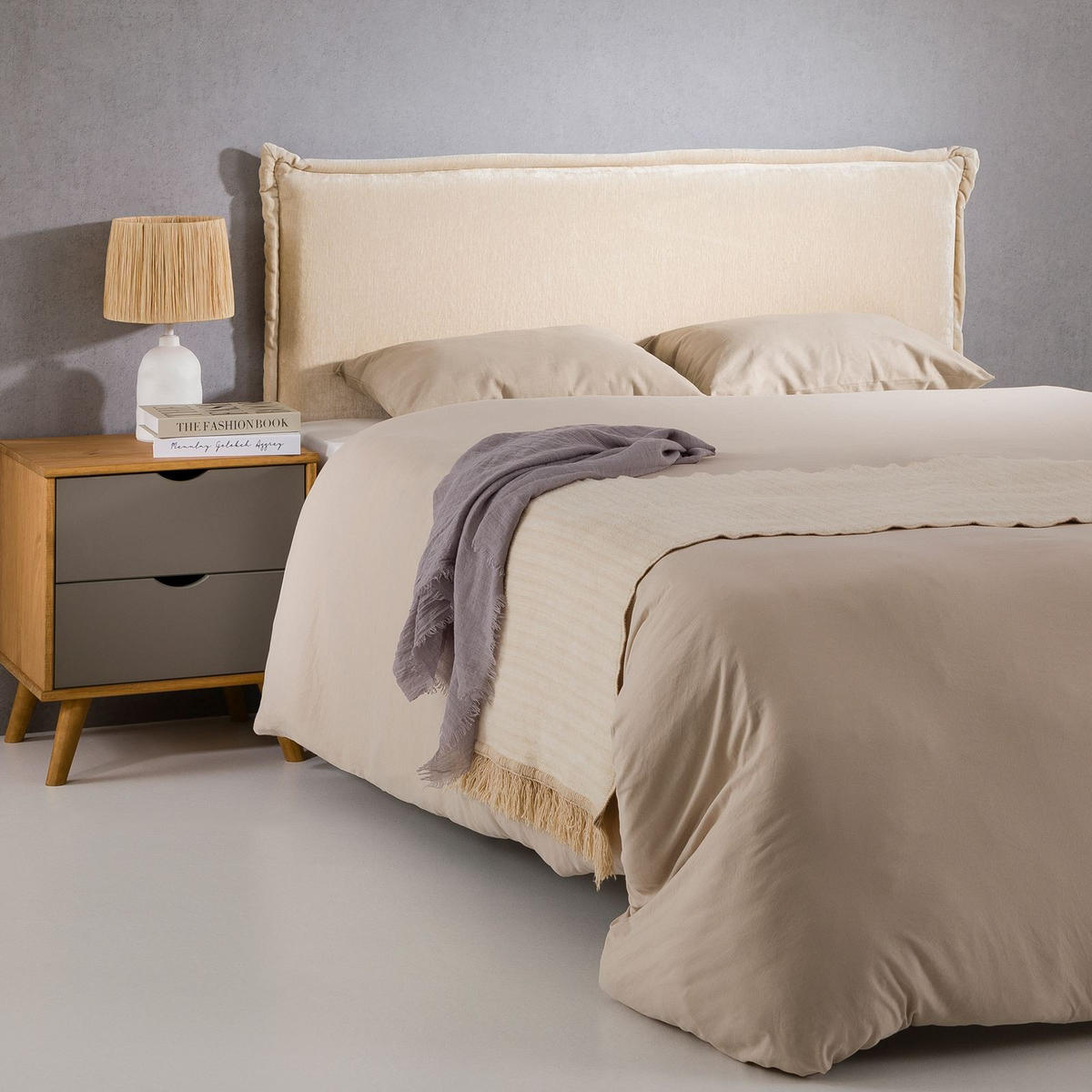 KOPFTEIL SAVER 120X190 CM - Creme, Textil (123/99/7cm) - IDIMEX