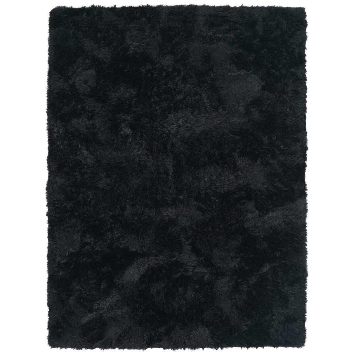 HOCHFLORTEPPICH Schwarz 140 x 200 cm - Schwarz, Kunststoff (140/200cm) - TT Home