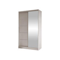 SCHWEBETÜRENSCHRANK Diego III - Kaschmir, Holzwerkstoff/Metall (100/200/58cm) - MIRJAN24