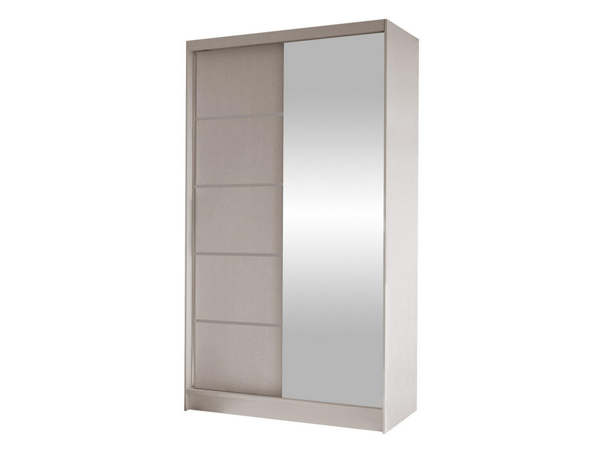 SCHWEBETÜRENSCHRANK Diego III - Kaschmir, Holzwerkstoff/Metall (100/200/58cm) - MIRJAN24