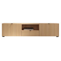 TV-ELEMENT Cyliza 2K1SZ - Eichefarben/Graphitfarben, Holzwerkstoff/Kunststoff (179/43/40cm) - MIRJAN24