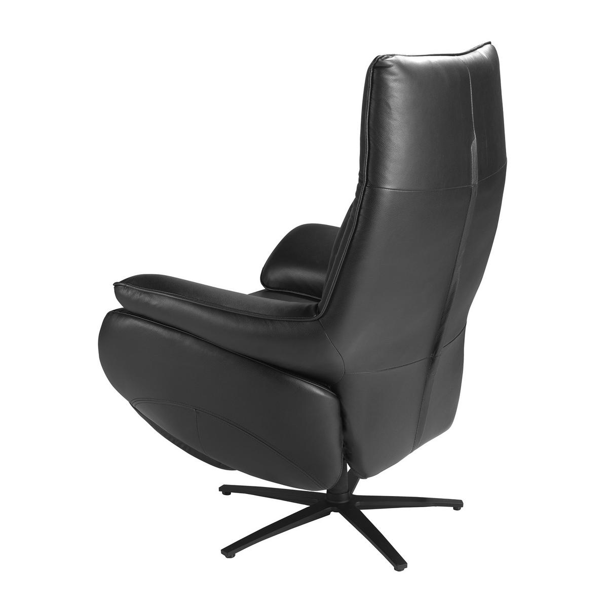 FERNSEHSESSEL Schwarz 91/80/118 cm - Schwarz, Leder (91/118/80cm) - ANGEL CERDA