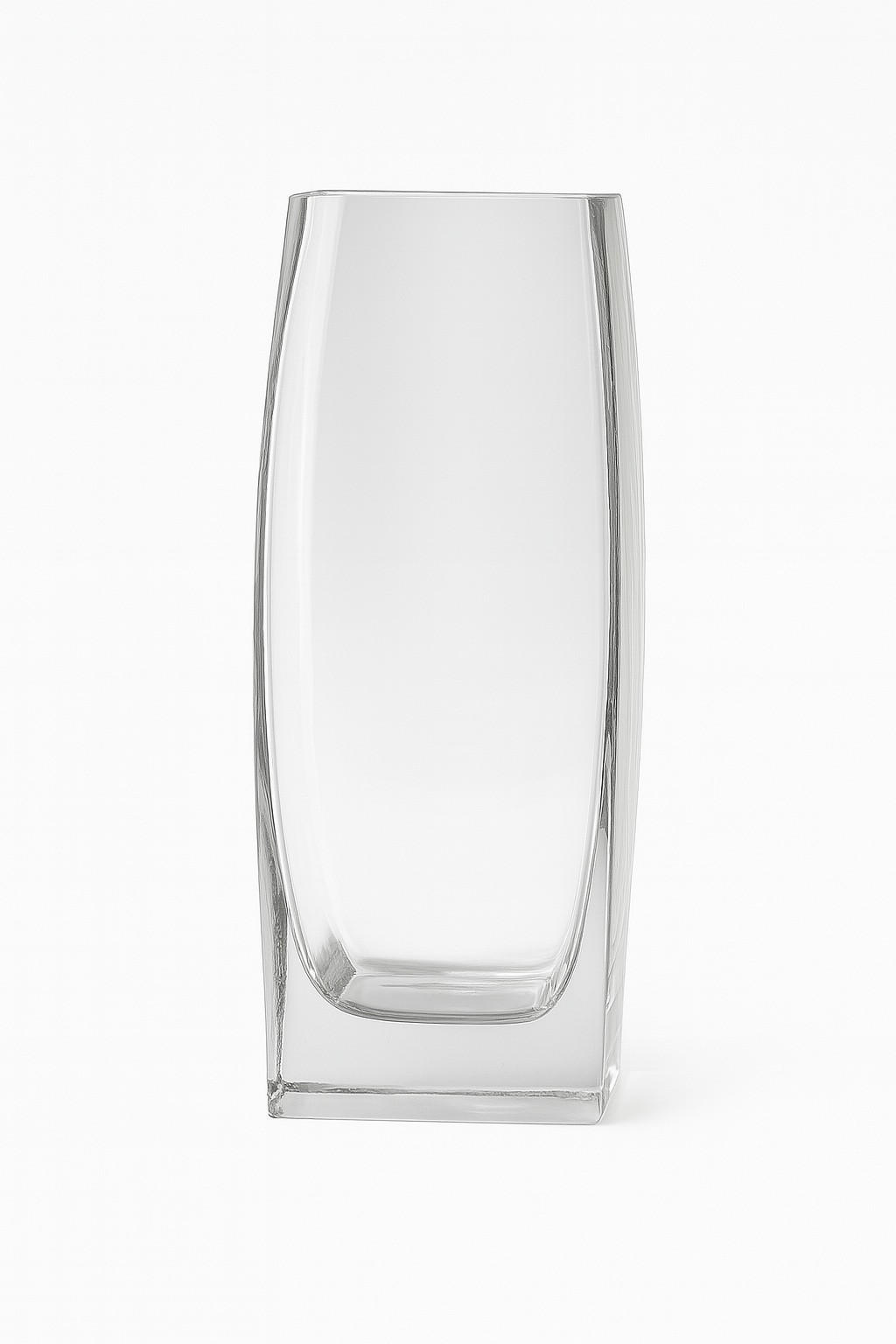 VASE Serenite Transparent 13x7xh27,5 cm Glas - Transparent, Glas (27.5cm) - Mondex