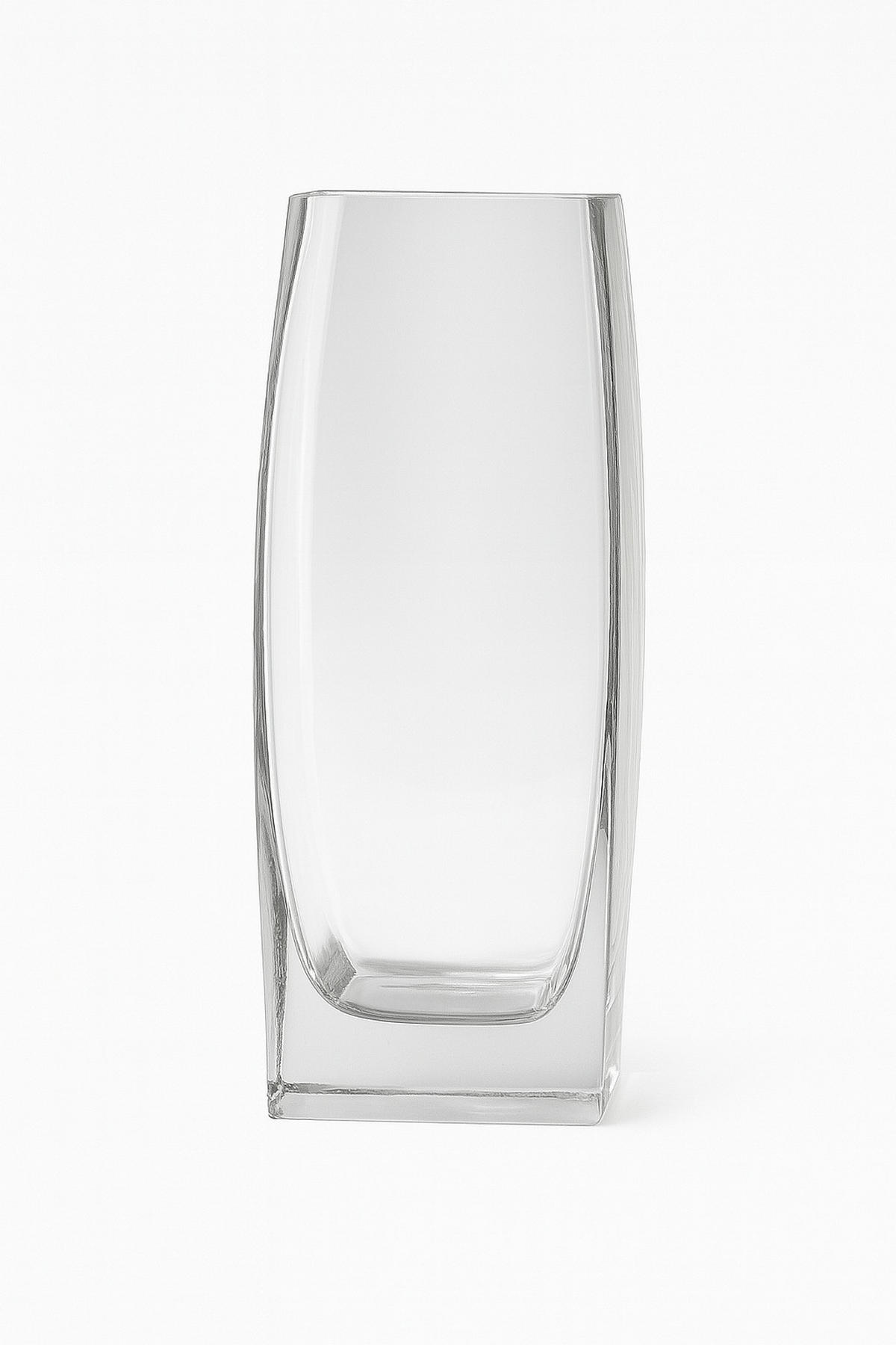 VASE Serenite Transparent 13x7xh27,5 cm Glas - Transparent, Glas (27.5cm) - Mondex