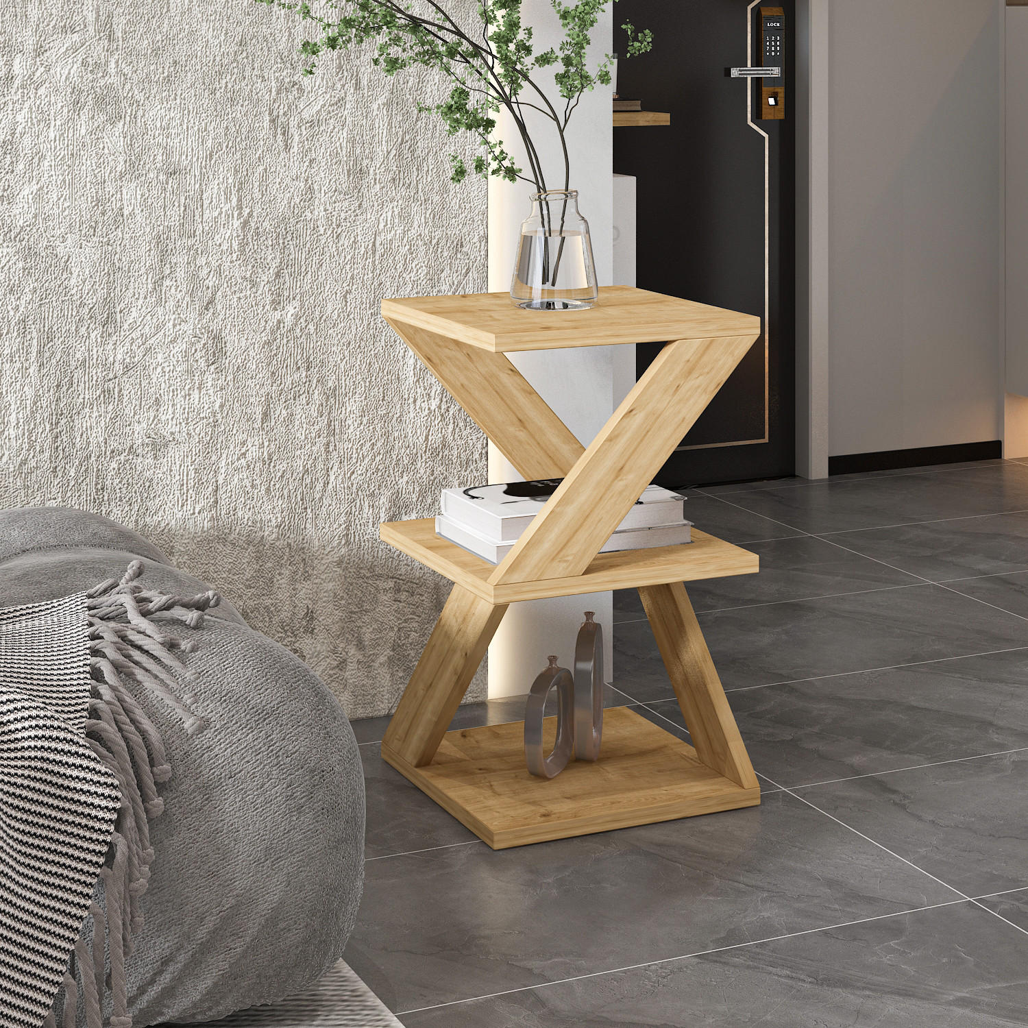 BEISTELLTISCH Tulpe Beige 91522 - Beige, Holzwerkstoff (30/29/50cm) - moebel17