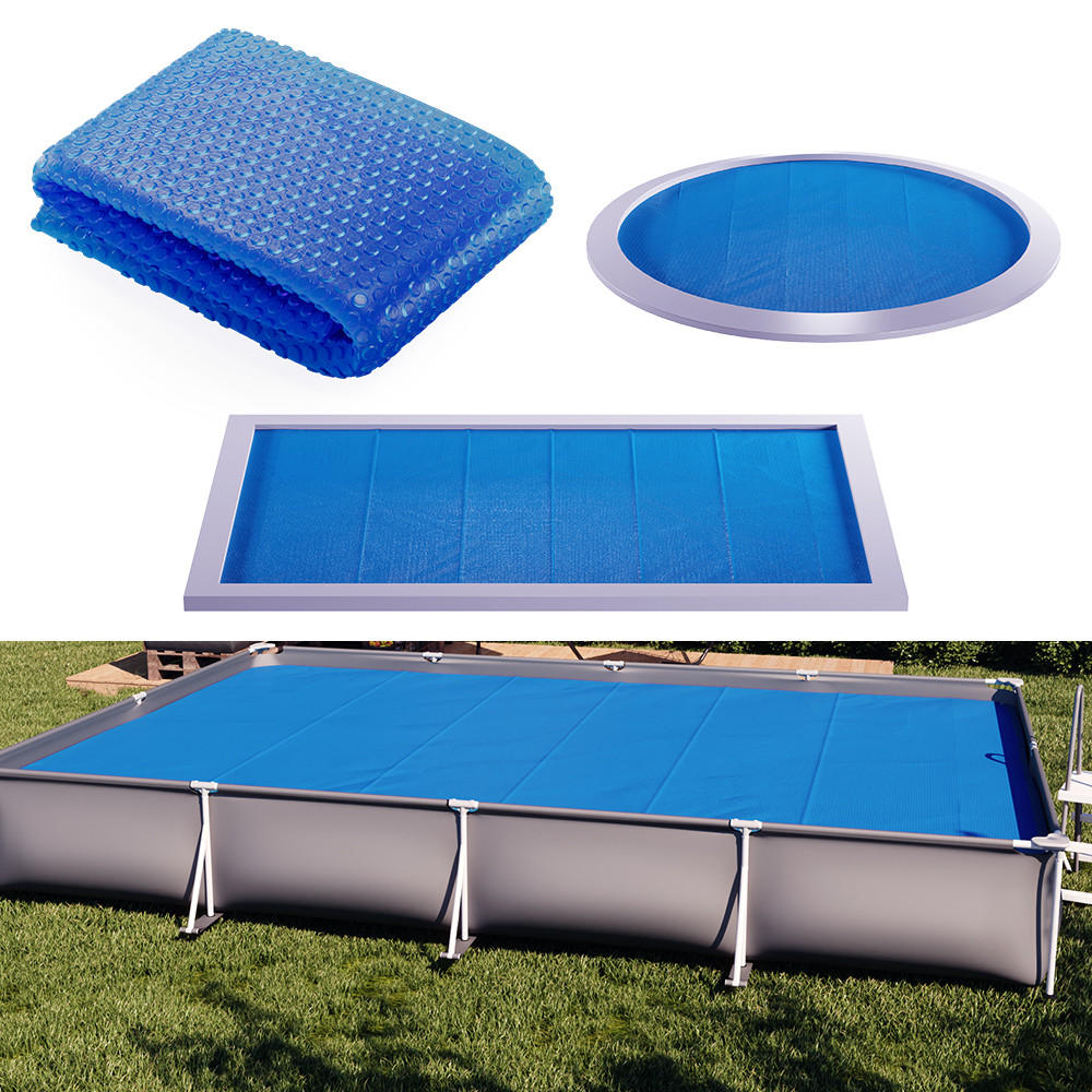 SOLARFOLIE Blau 600 cm robuste 400µ My Solarplane - Blau, Kunststoff (600/400cm) - OK-Living
