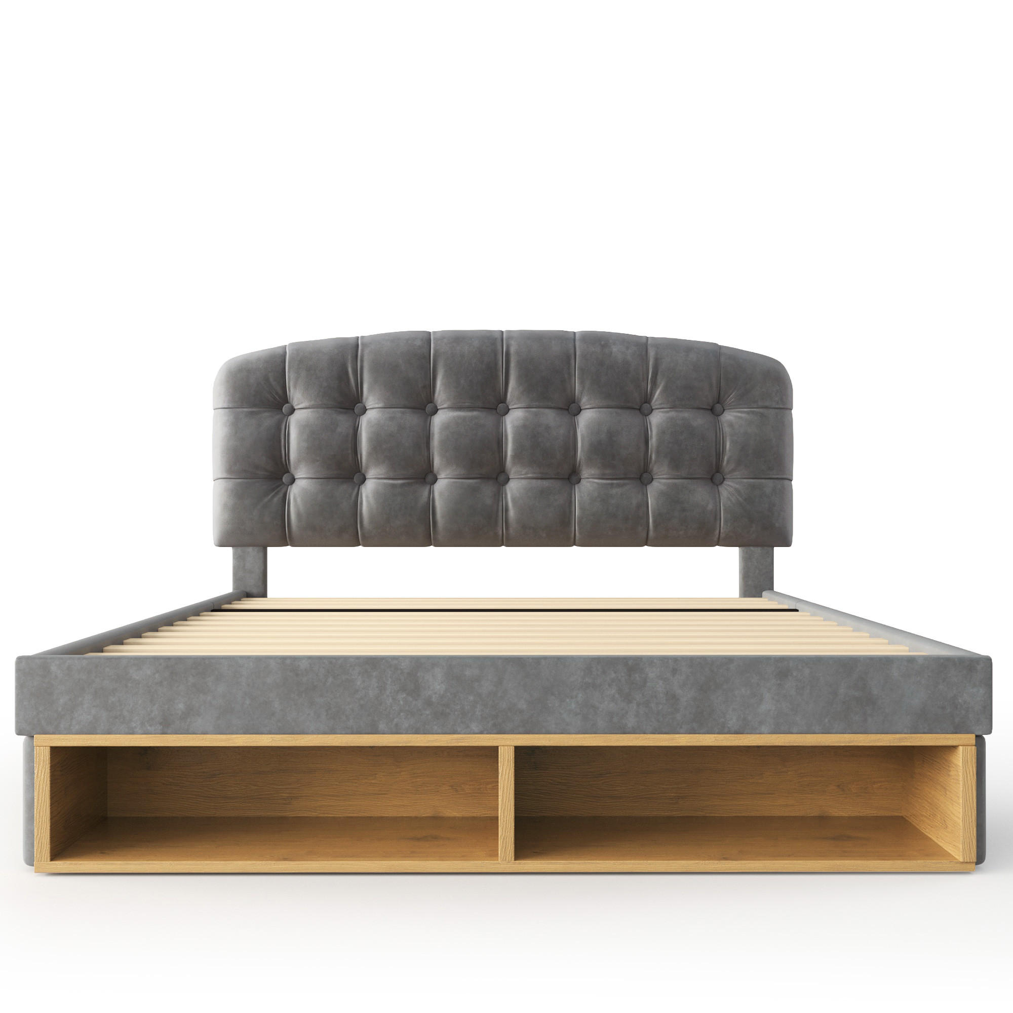 XXXLutz Doppelbett Grau