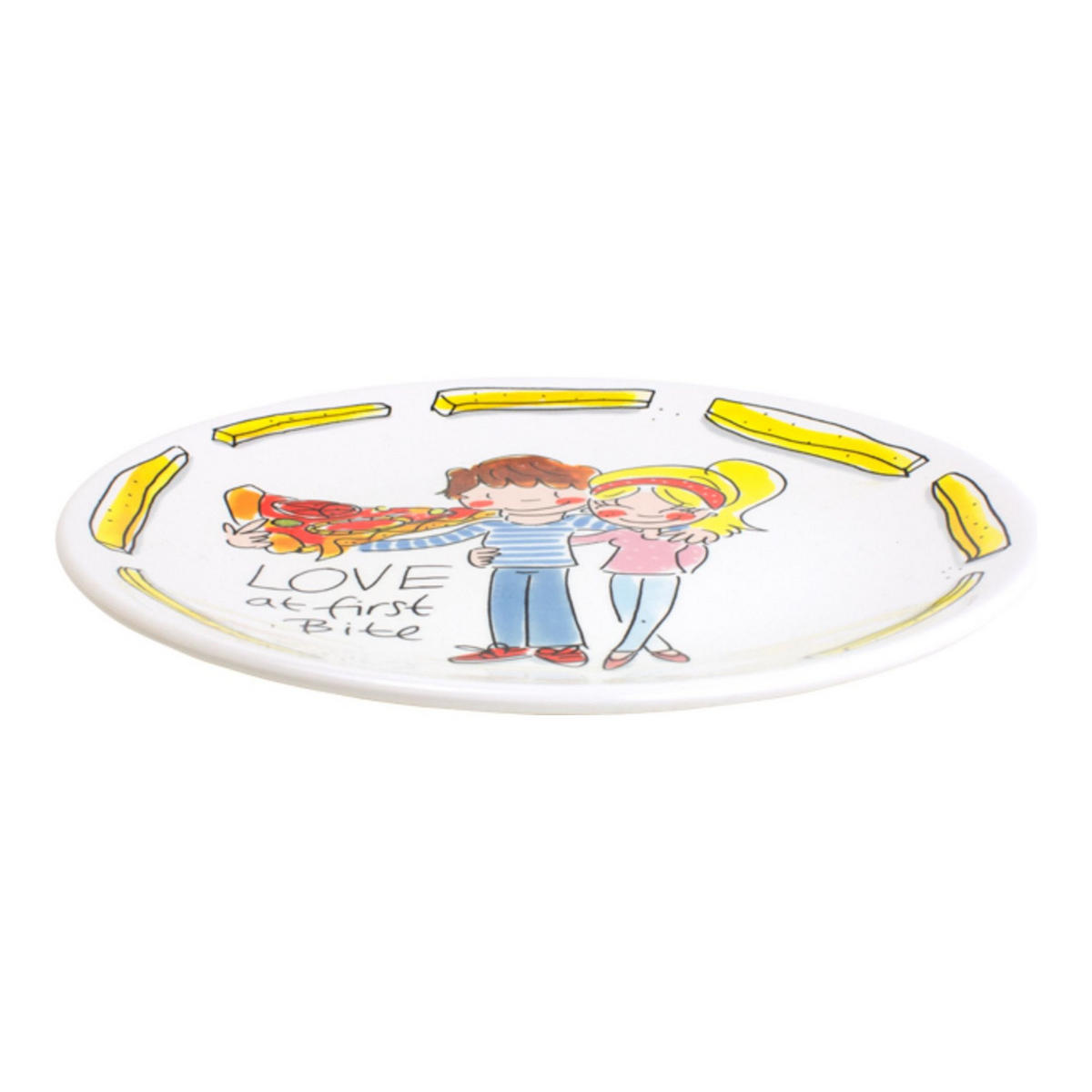 FRÜHSTÜCKSTELLER Lieblings-Snack in Bunt - 22cm - Multicolor, Keramik (21.8/21.8/2.5cm) - Blond Amsterdam