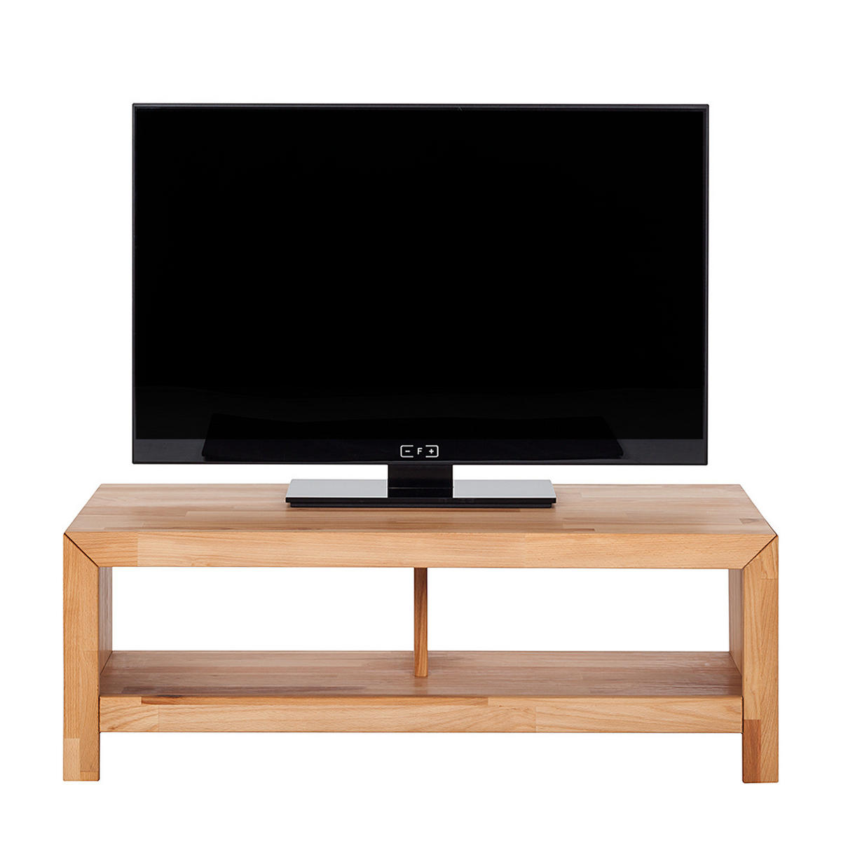 TV-LOWBOARD - Massivholz - Kernbuche, Holz (100/35/50cm) - home24