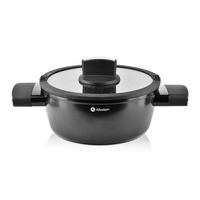 KOCHTOPF Valerian Schwarz 22/31/10 cm Metall - Schwarz, Metall (22cm) - Mondex
