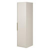 KLEIDERSCHRANK Frame Greige 50 cm - Taupe/Goldfarben, Holzwerkstoff/Metall (50/200.5/57cm) - Selsey