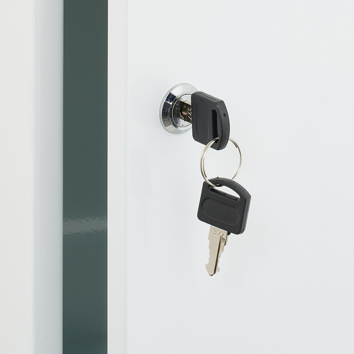 MEDIZINSCHRANK - Weiß, Metall (30/45/12cm) - Relaxdays