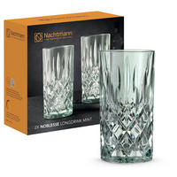 LONGDRINKGLÄSER Noblesse Colors Mint 395 ml 2er Set - Grün, Glas (0.395L) - Nachtmann