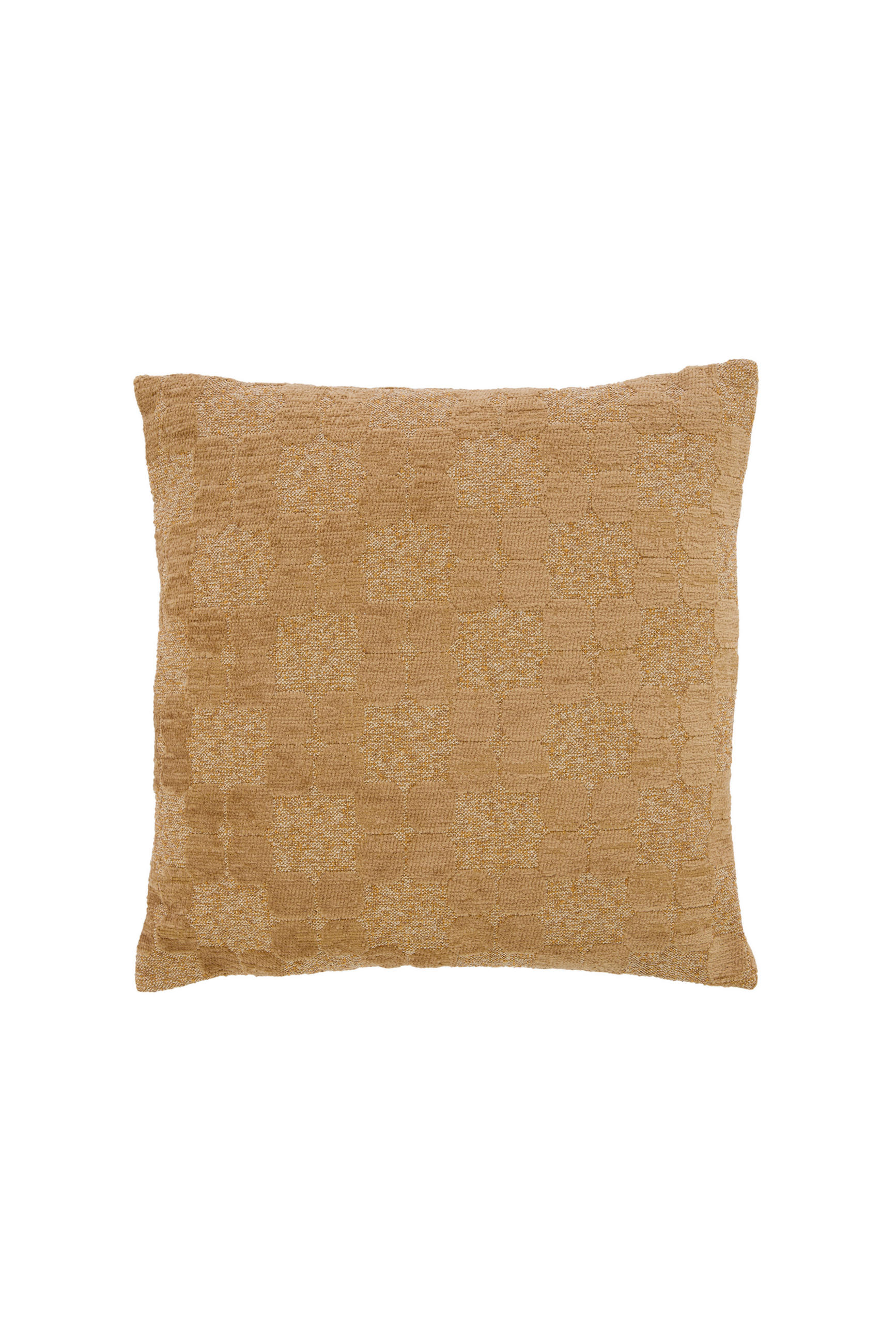 DEKOKISSEN Pueblo Gelb 45/45/10 cm - Gelb, Textil (45/45cm) - Light & Living
