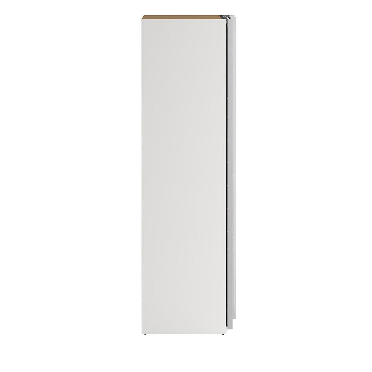 SCHIEBETÜRENSCHRANK, Como, Weiß, Holzwerkstoff, 119 x 67 x 221 cm - Weiß, Holzwerkstoff (119/221/67cm) - ebuy24