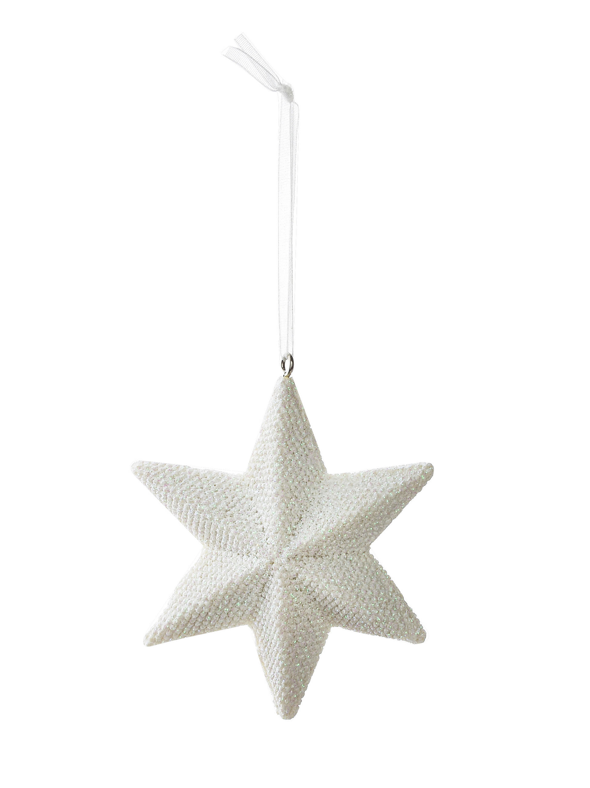 CHRISTBAUMKUGEL Santa Lila Weiß 2.5/9/9 cm Kunstoff - Weiß, Kunststoff (9/9/2.5cm) - Mondex