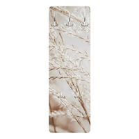 WANDGARDEROBE - Pampasgras Close Up 34/105 cm - Beige, Holzwerkstoff (34/105/1.6cm) - Bilderwelten