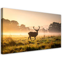 LEINWANDBILD Landschaften 100x50cm - Beige, Textil (100/50cm) - Feeby