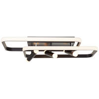 DECKENLEUCHTE Dalida G99581/06 - Schwarz, Metall (45.2/66/14cm) - Brilliant