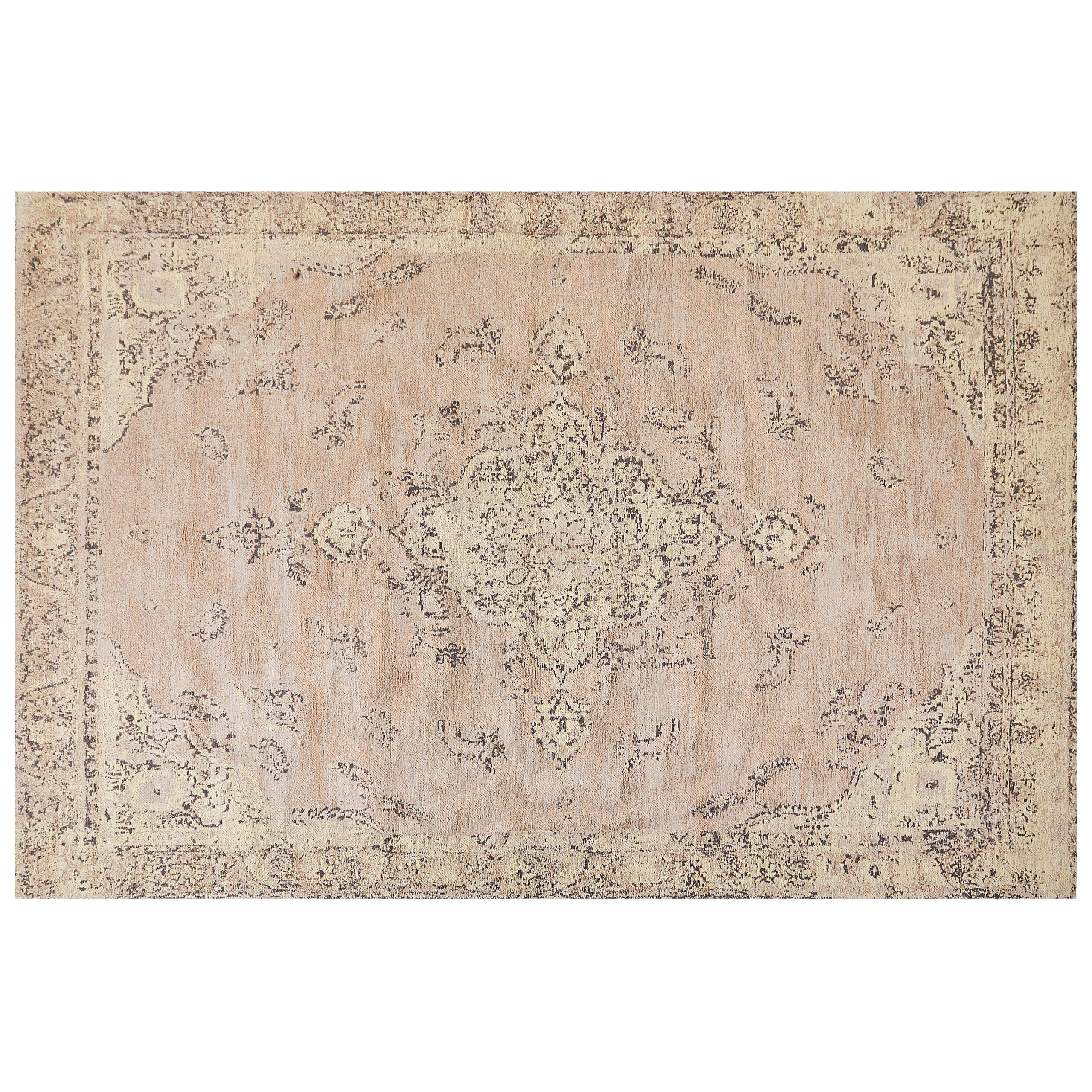 KURZFLOR-TEPPICH Matarim 300/200 cm - Beige, Textil (200/300cm) - Beliani