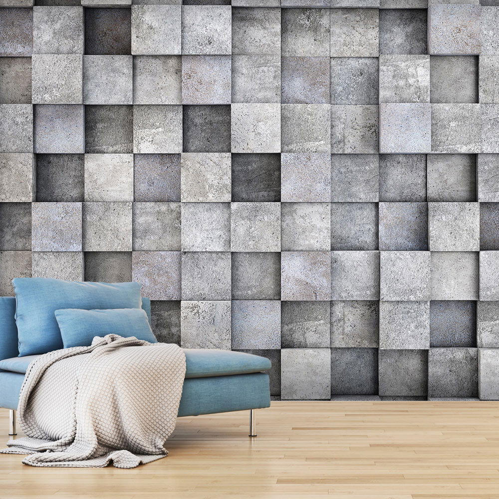 VLIESTAPETE Grau 300/210 cm - Grau, Textil (300/1cm) - KUNSTLOFT