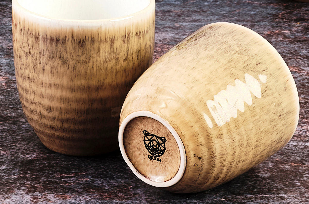 BECHER Cosmos 150ml - 6er-Set - Crème - Beige, Keramik (0.15L) - Björn