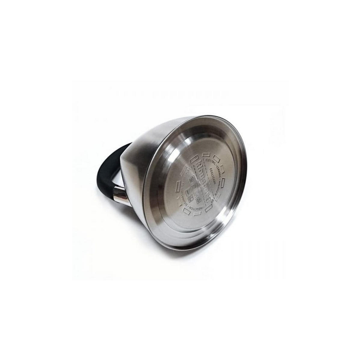 WASSERKESSEL Silber 25/21/24.5 cm KB7015 - Silberfarben, Metall (25cm) - Klausberg 