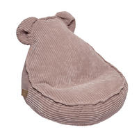 SITZSACK für Kinder, Bär, Aesthetic, Puderrosa - Hellrosa, Textil (58/50/67cm) - MeowBaby