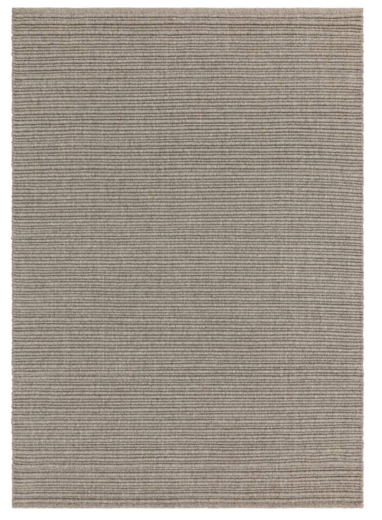 TEPPICH Wohn-/Schlafzimmer Flachgewebe TORRENTO Grau 120x170 cm - Grau, Naturmaterialien (120/170cm) - Novatrend