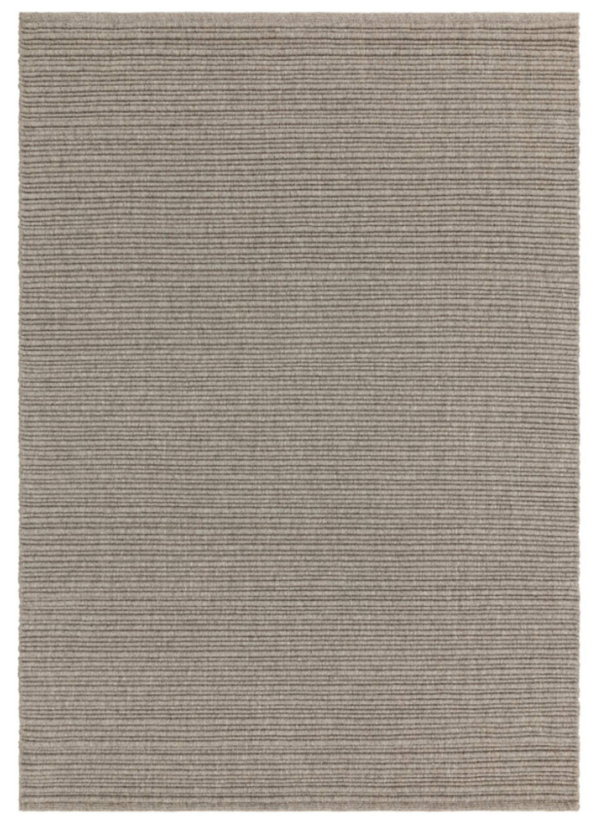 TEPPICH Wohn-/Schlafzimmer Flachgewebe TORRENTO Grau 120x170 cm - Grau, Naturmaterialien (120/170cm) - Novatrend