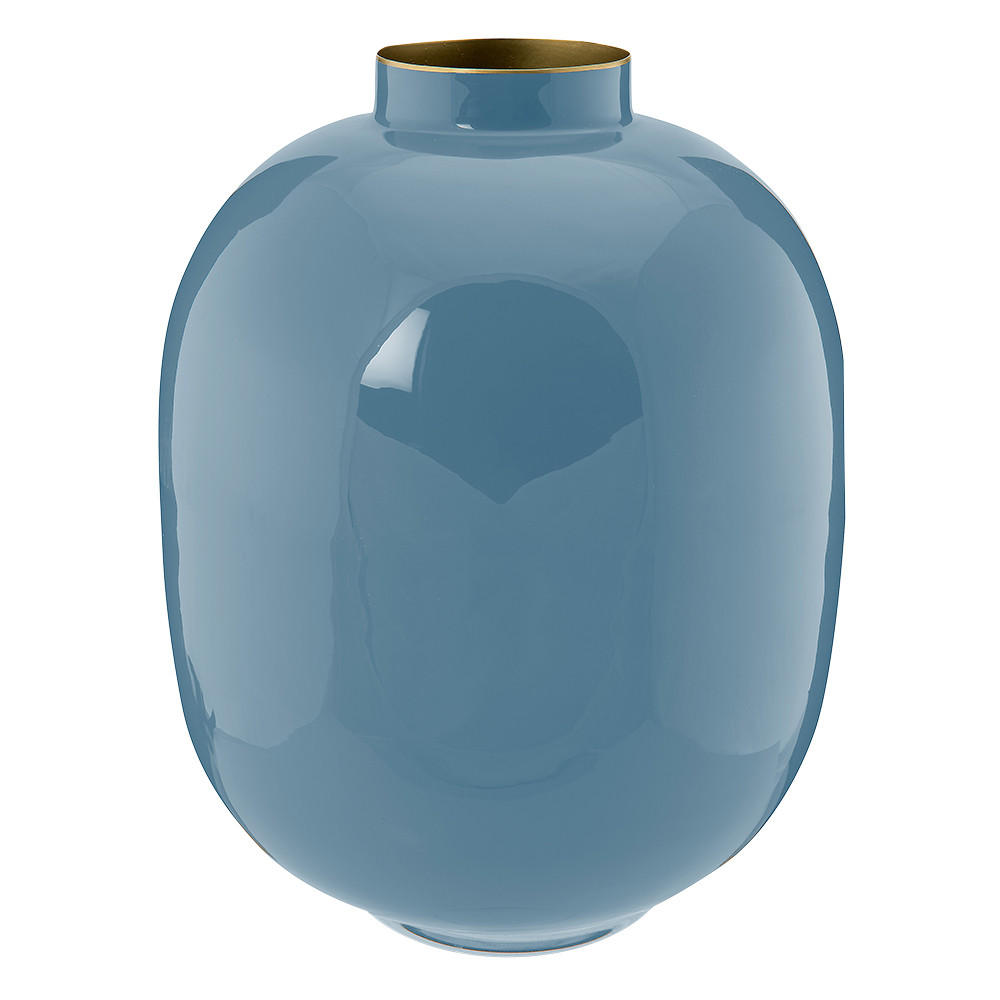 VASE Metal blau 32 cm - Blau, Metall (32cm) - Pip Studio