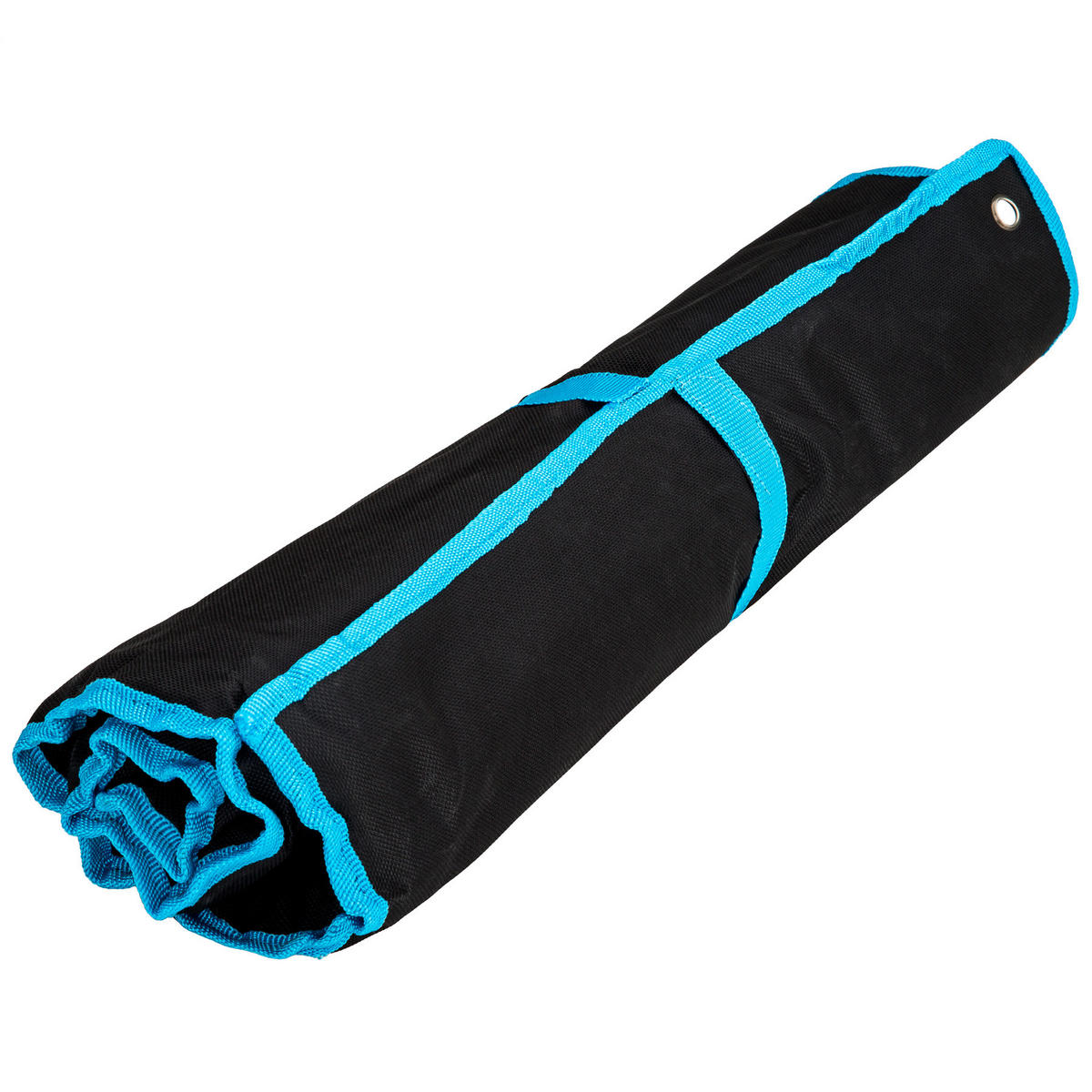 MAUL-RINGSCHLÜSSELSATZ ,inklusive Rolltasche mit Ösen,schwarz/blau - Blau/Schwarz, Metall (63/50/7cm) - tectake