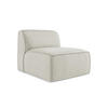 SOFAELEMENT Strukturstoff Beige - Hellbraun/Schwarz, Holzwerkstoff/Kunststoff (80/70/102cm) - Makamii