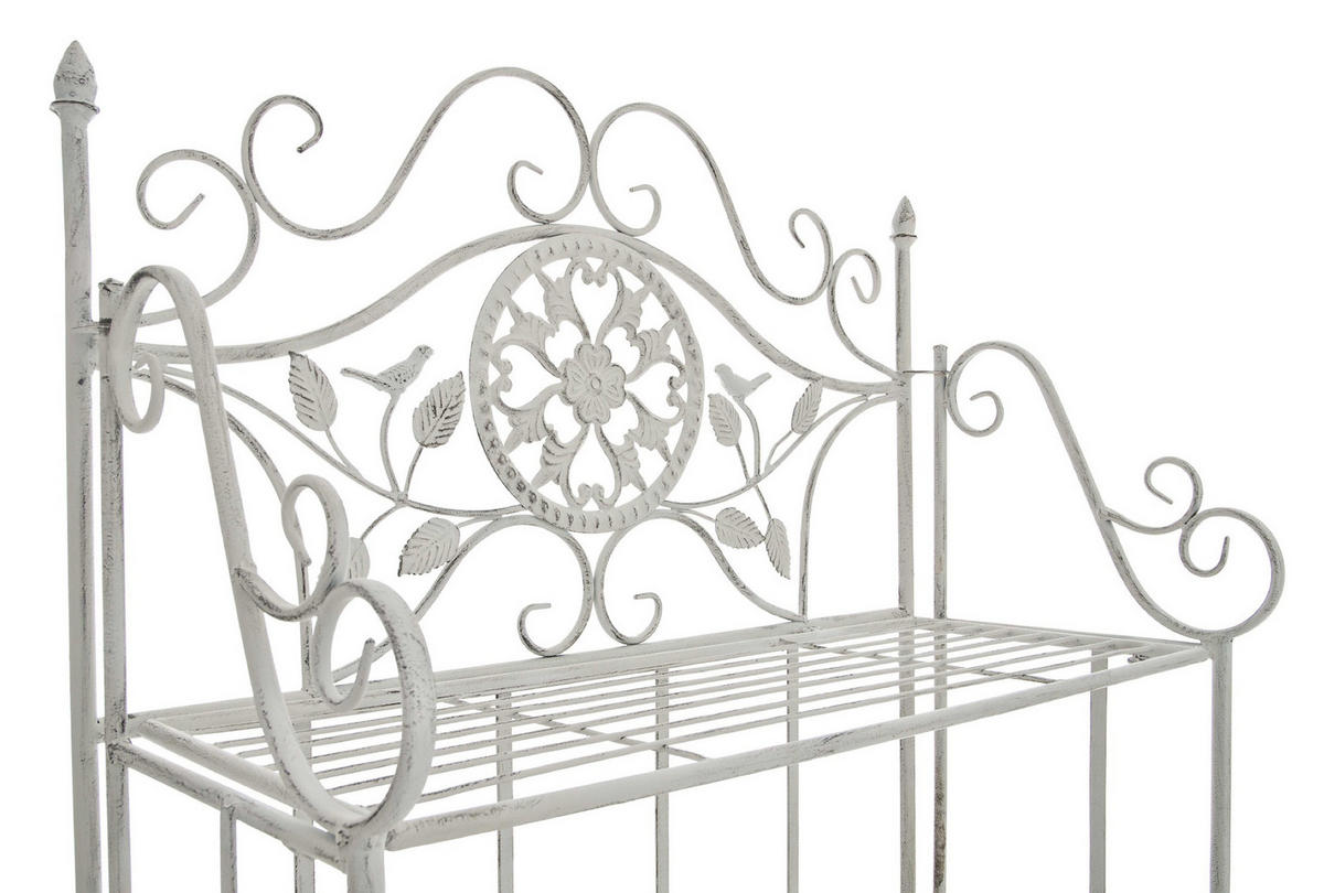 STANDREGAL Florenz antik weiß - Creme, Metall (66/175/32cm) - TPFGarden