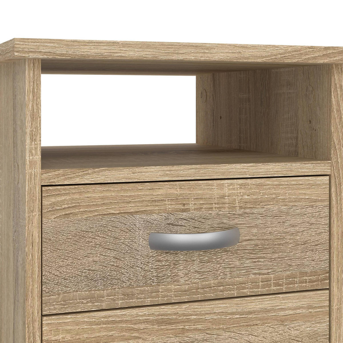 SCHREIBTISCH Eiche 48.5/109.3/75.6 cm - Braun, Holzwerkstoff (48.5/109.3/75.6cm) - DMORA