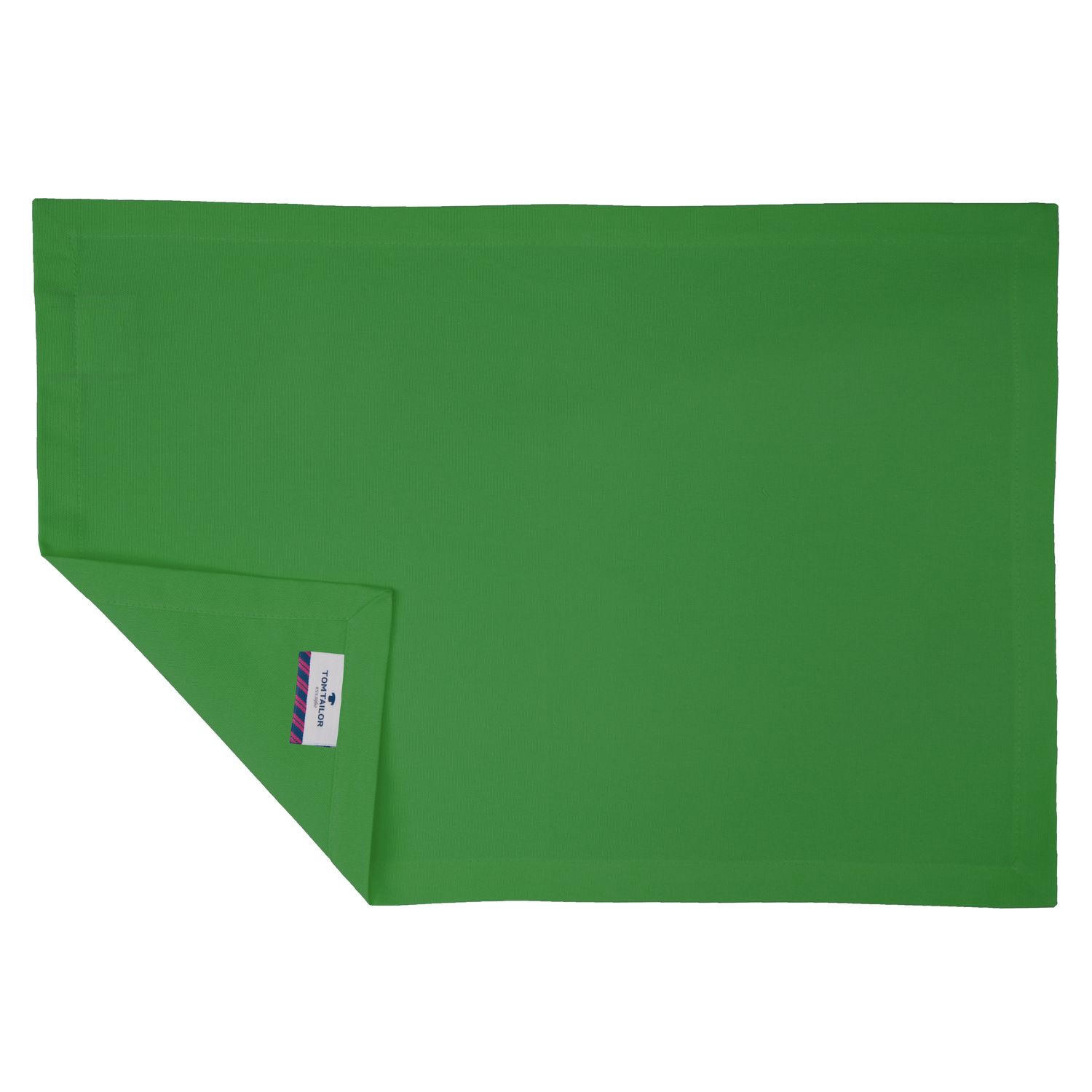 TISCH-SET 6 TEILIG DOVE - Grün, Textil (35/50cm) - Tom Tailor