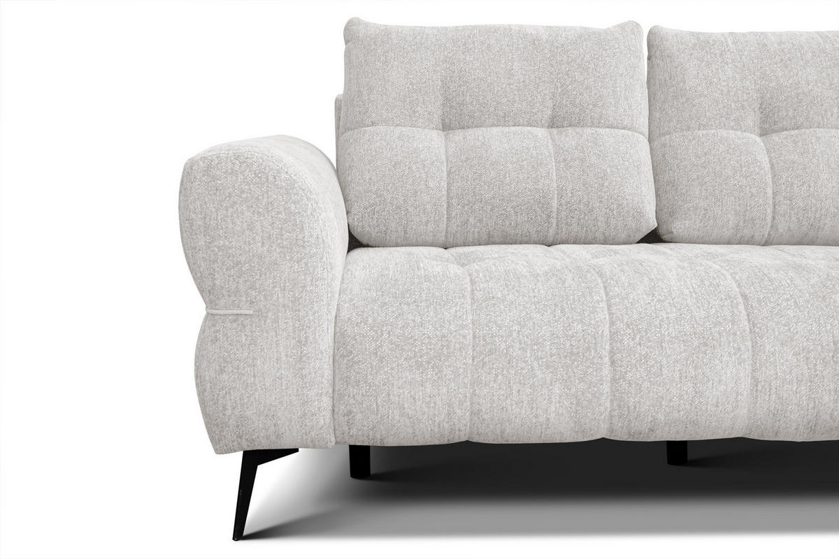 SOFA SALVINI 2,5-Sitzer, ecru - Ecru, Holz/Textil (206/88/99cm) - Courtois Laville