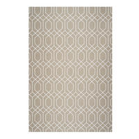 TEPPICH Premium en Vinyle Weißes Design 120x180 cm - Weiß, Kunststoff (120/180cm) - STORESDECO