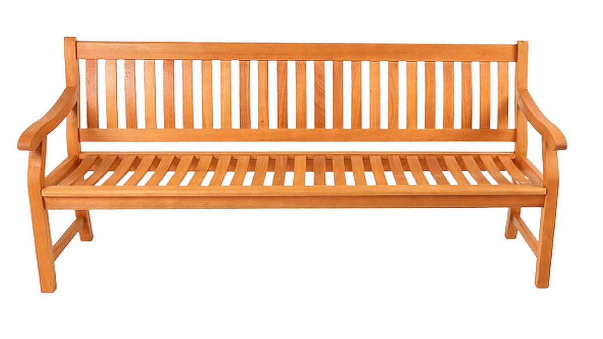 GARTENBANK New Jersey 3-Sitzer - Braun, Holz (68/90/158cm) - Sedex
