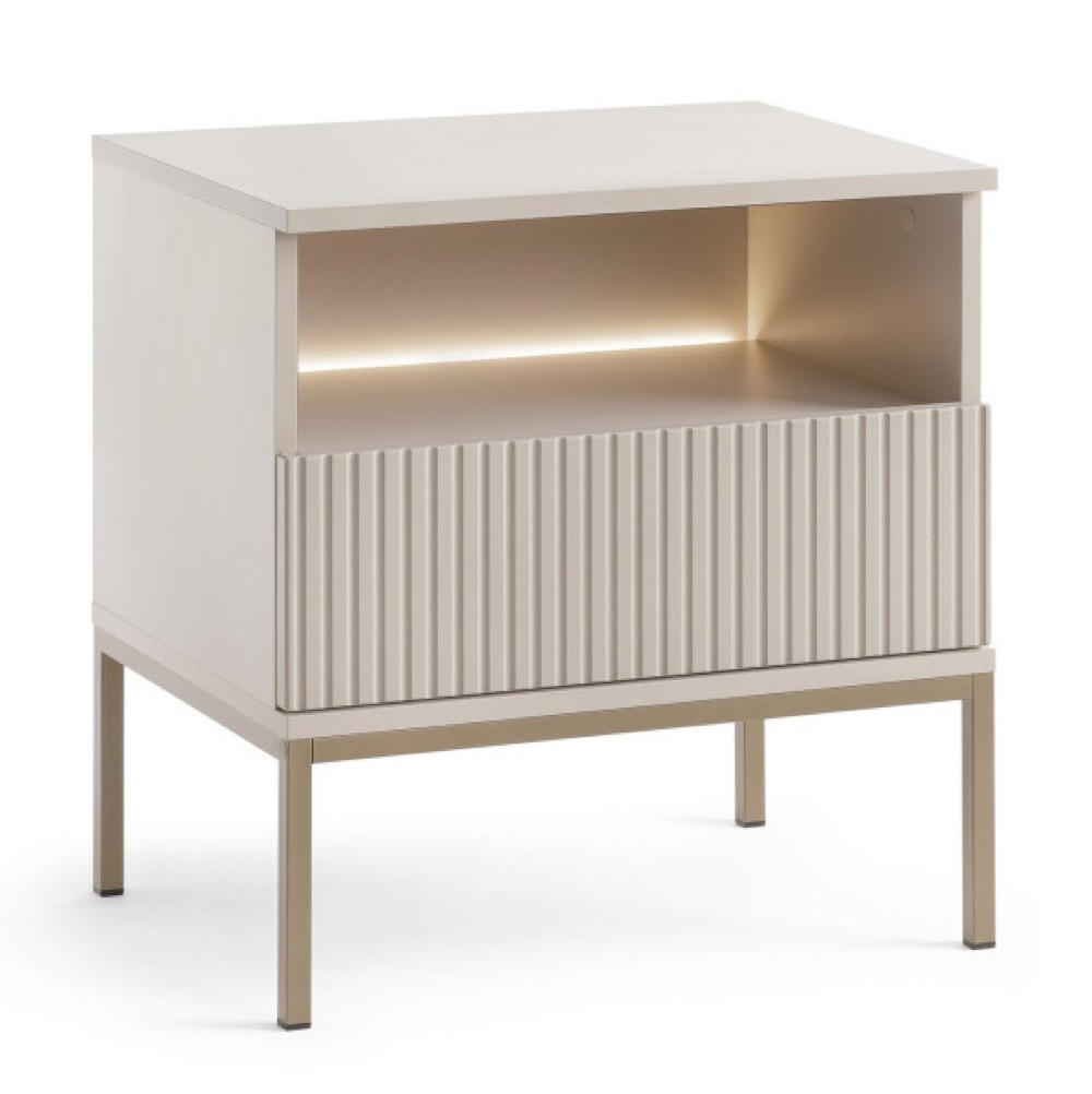 Sepro Meble Nachtschrank Beige 54x56x39 cm