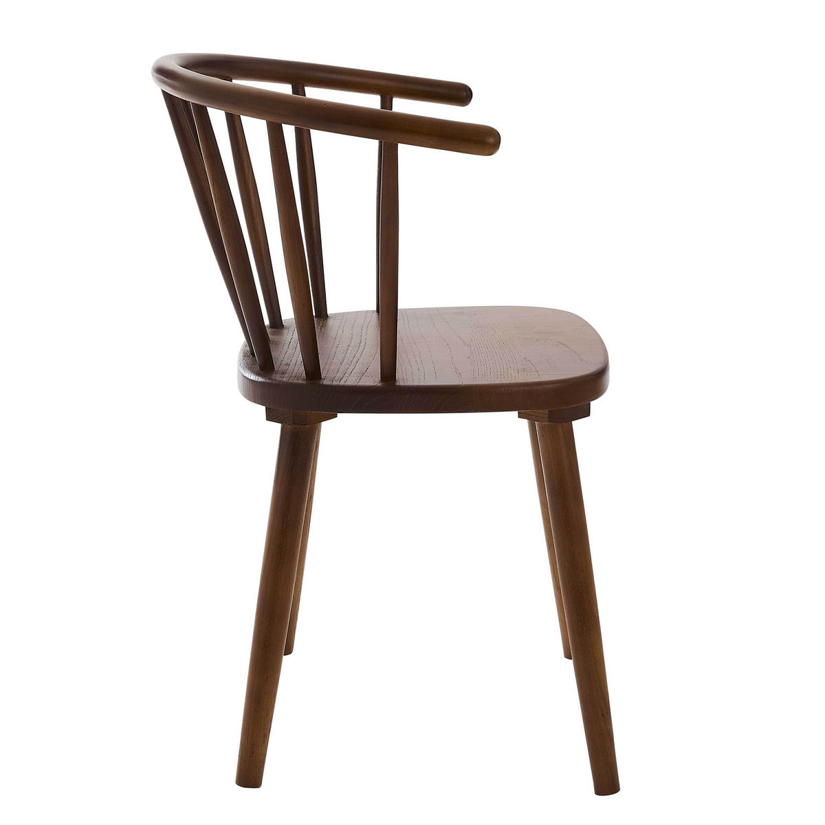 STÜHLE 2-tlg., Braun - Braun, Holz (42/76/44cm) - Oviala