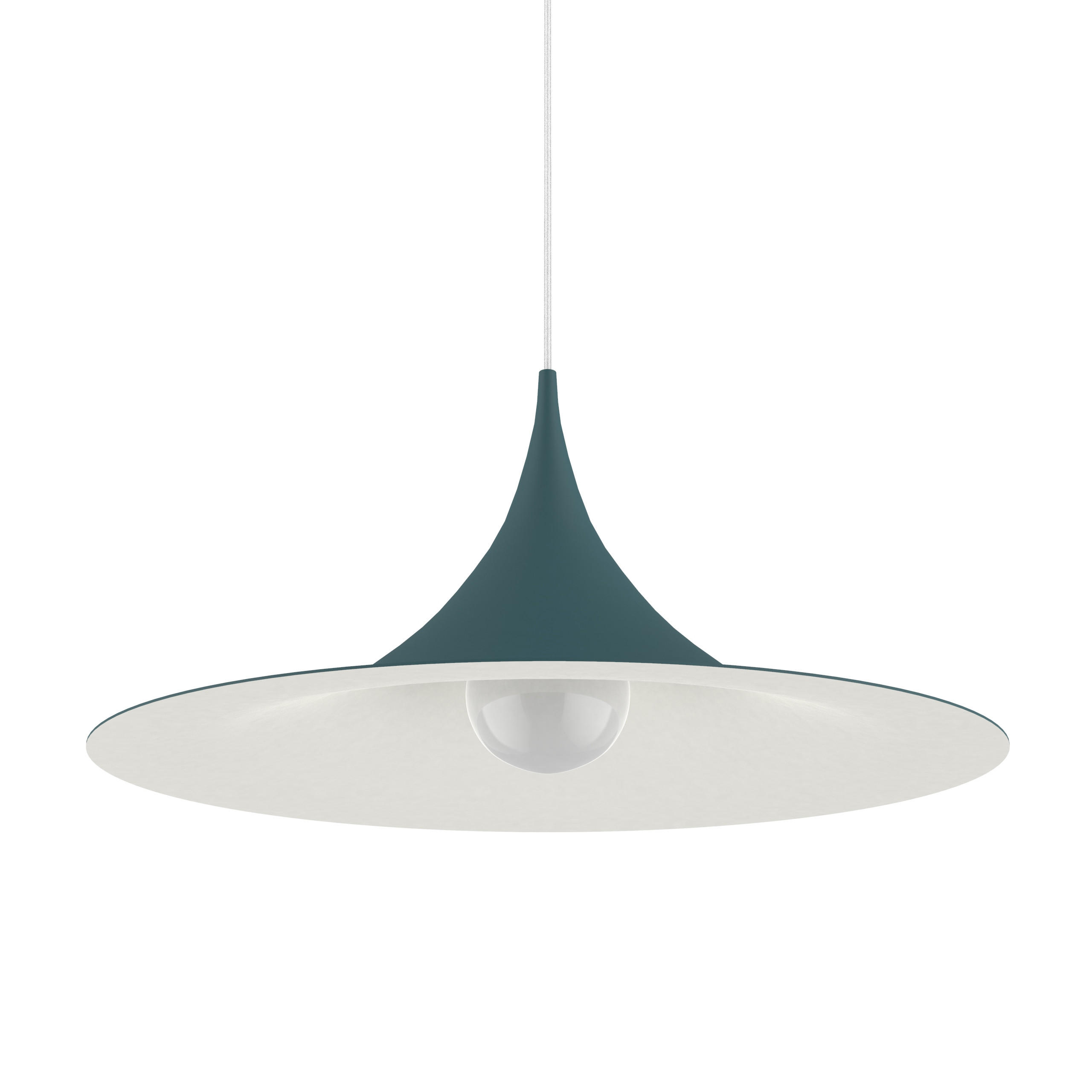 HÄNGELEUCHTE - Blau, Metall (57/57/27cm) - Lumicom