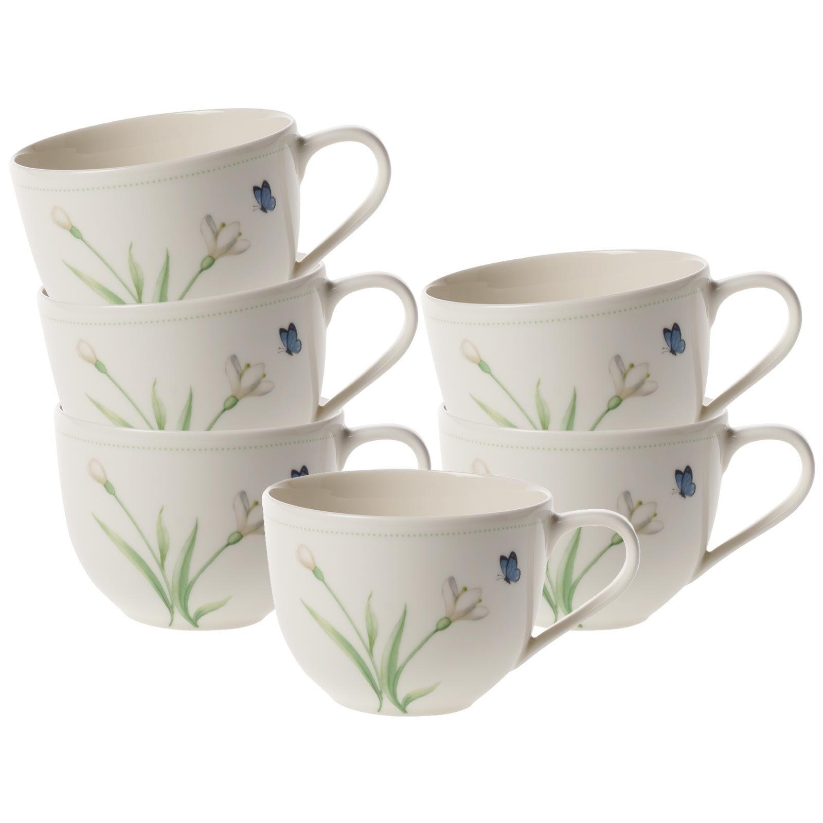 KAFFEETASSEN Colourful Spring bunt 230 ml 6er Set - Multicolor, Keramik (0.23L) - Villeroy & Boch