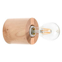 WANDLEUCHTE Holz Braun Landhausstil - Braun, Holz (10/10/10cm)